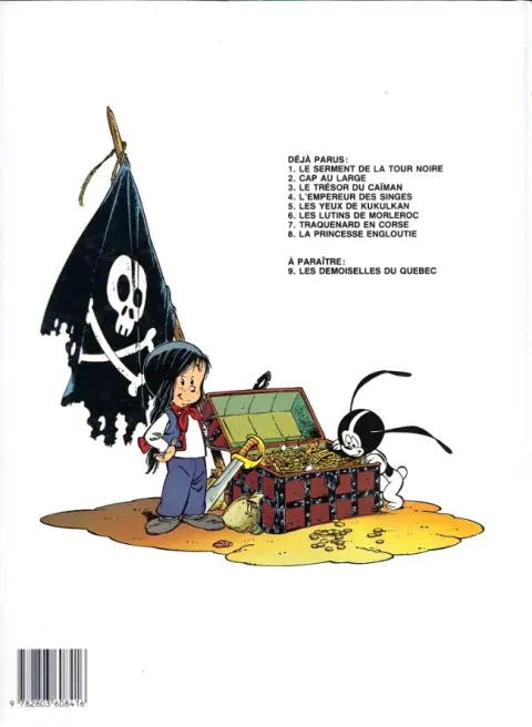Verso de l'album Marine Tome 8 La princesse engloutie
