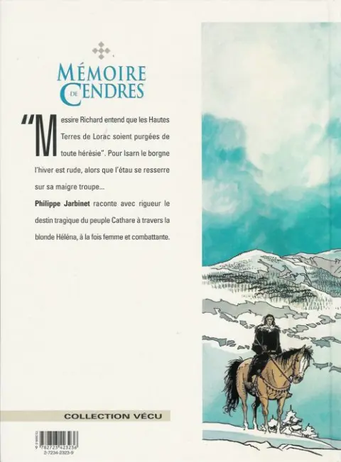 Verso de l'album Mémoire de Cendres Tome 3 Rémy d'Orient