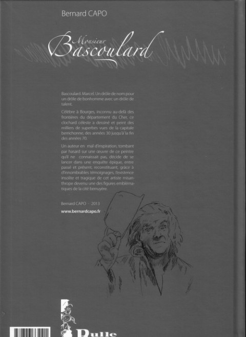 Verso de l'album Monsieur Bascoulard