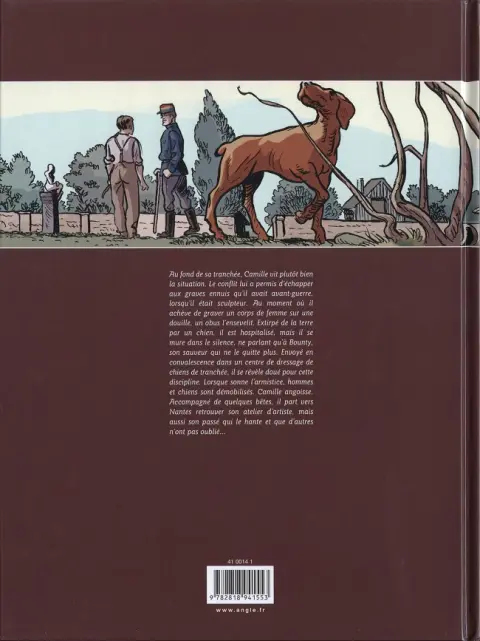 Verso de l'album Monument amour Tome 1 Chiens de guerre