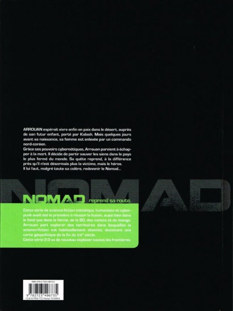 Verso de l'album Nomad 2.0 Tome 2 Songbun