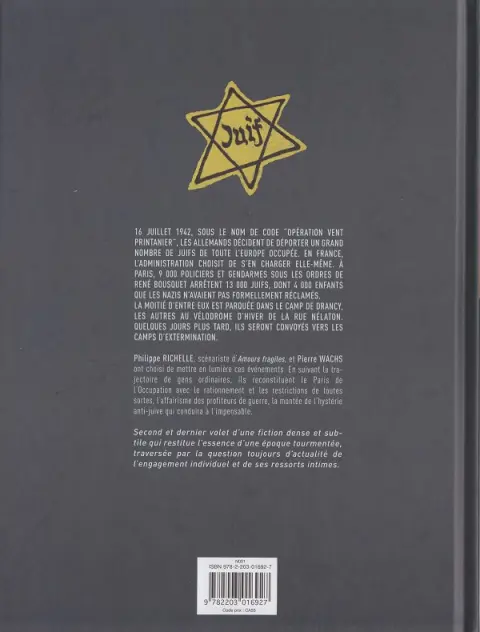 Verso de l'album Opération Vent Printanier Deuxième partie