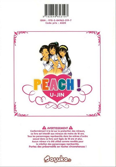 Verso de l'album Peach ! 1