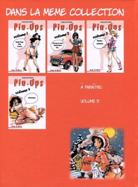 Verso de l'album Pin-ups collection Volume 4 Orientales