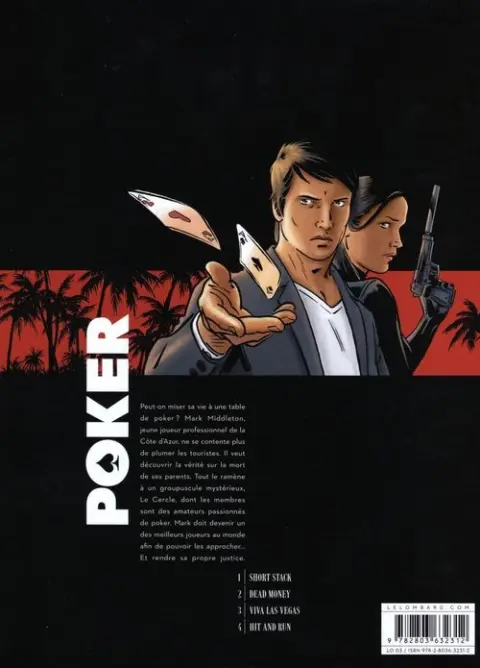 Verso de l'album Poker Tome 4 Hit and Run
