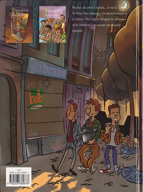 Verso de l'album Premières chaleurs Tome 2 Du mois de juin...