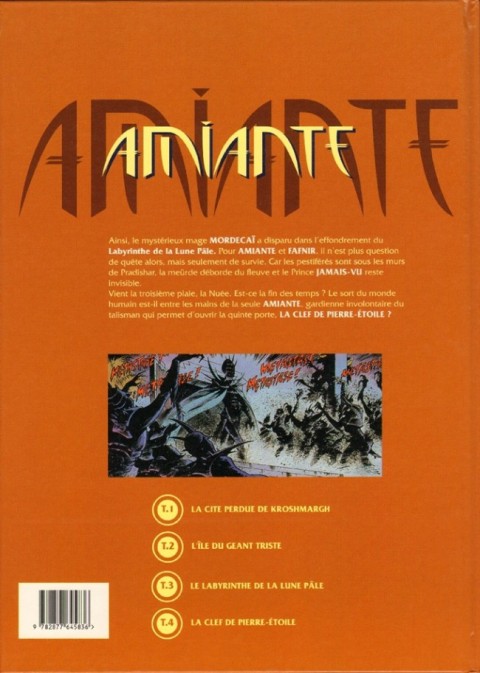 Verso de l'album Amiante Tome 4 La clef de Pierre-étoile