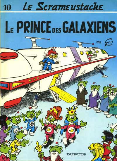 Couverture de l'album Le Scrameustache Tome 10 Le prince des galaxiens