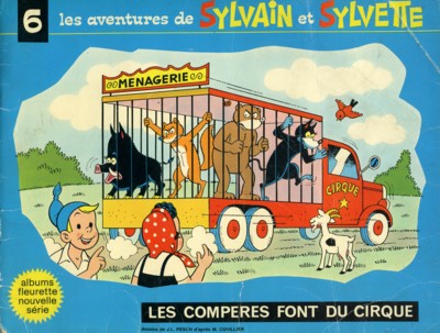 Couverture de l'album Sylvain et Sylvette Tome 6 Les compères font du cirque