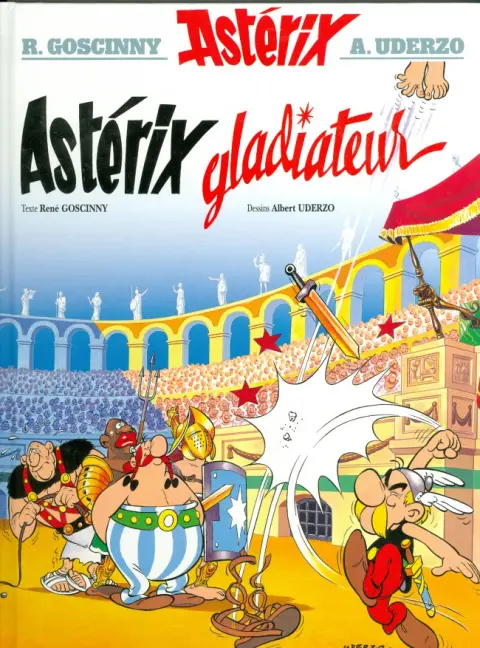 Couverture de l'album Astérix Tome 4 Astérix gladiateur