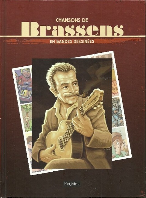 Couverture de l'album Chansons en Bandes Dessinées Chansons de Brassens en bandes dessinées