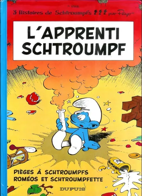Couverture de l'album Les Schtroumpfs Tome 7 L'apprenti schtroumpf