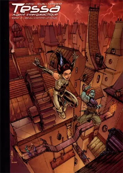 Couverture de l'album Tessa agent intergalactique Tome 3 Beau Comme un Diyo