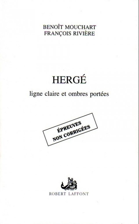 Couverture de l'album Hergé - ligne claire et ombres portées