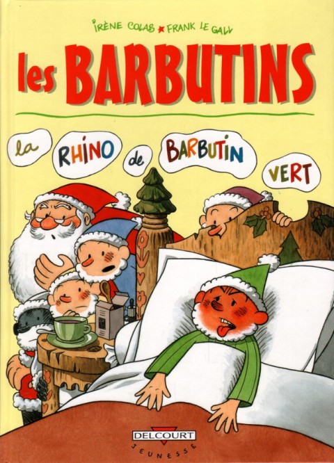 Couverture de l'album Les Barbutins Tome 1 La Rhino de Barbutin vert