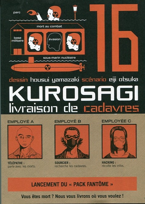 Couverture de l'album Kurosagi, livraison de cadavres 16