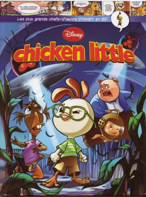 Couverture de l'album Les plus grands chefs-d'œuvre Disney en BD Tome 30 Chicken little