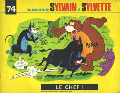 Couverture de l'album Sylvain et Sylvette Tome 74 Le Chef !