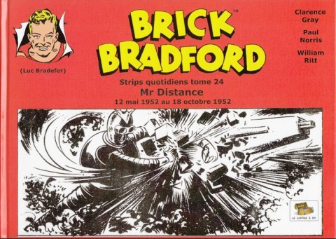 Couverture de l'album Brick Bradford Strips quotidiens Tome 24 Mr Distance
