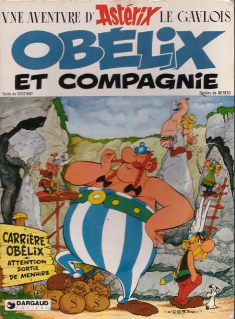 Couverture de l'album Astérix Tome 23 Obélix et compagnie