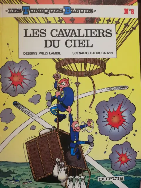 Couverture de l'album Les Tuniques Bleues Tome 8 Les cavaliers du ciel