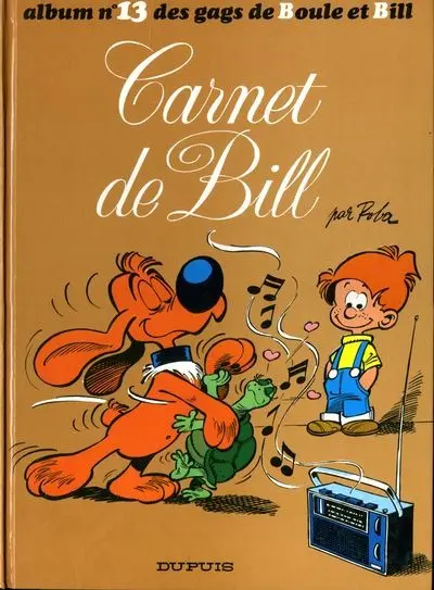 Couverture de l'album Boule & Bill Tome 13 Carnet de Bill