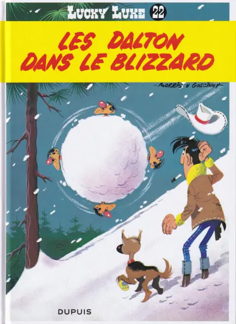 Couverture de l'album Lucky Luke Tome 22 Les Dalton dans le blizzard