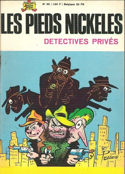 Couverture de l'album Les Pieds Nickelés Tome 32 Les pieds nickelés détectives privés