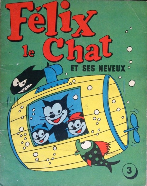 Couverture de l'album Félix le chat et ses neveux 3 Sous les mers