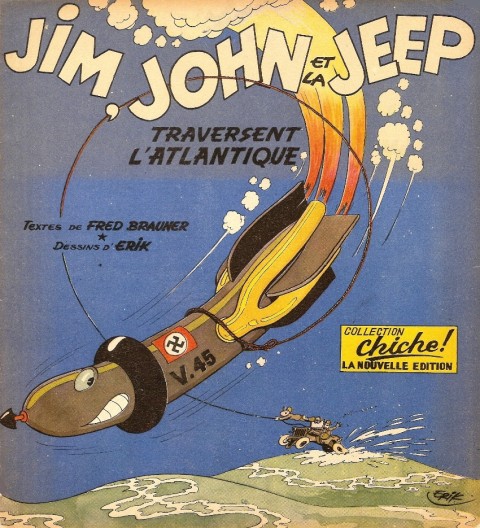 Couverture de l'album Jim, John et la jeep Tome 2 Traversent l'atlantique