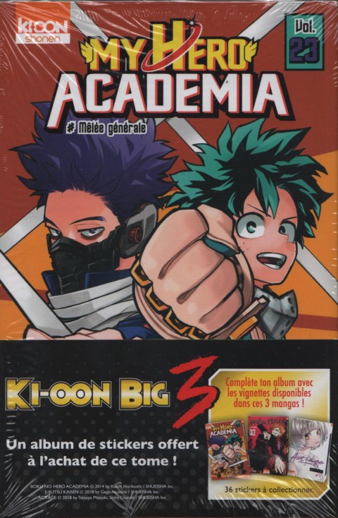 Couverture de l'album My Hero Academia Vol. 23 Mêlée générale