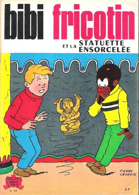 Couverture de l'album Bibi Fricotin 2e Série - Societé Parisienne d'Edition Tome 44 Bibi Fricotin et la Statuette ensorcelée