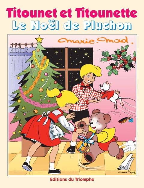 Couverture de l'album Titounet et Titounette Triomphe Tome 24 Le Noël de Pluchon