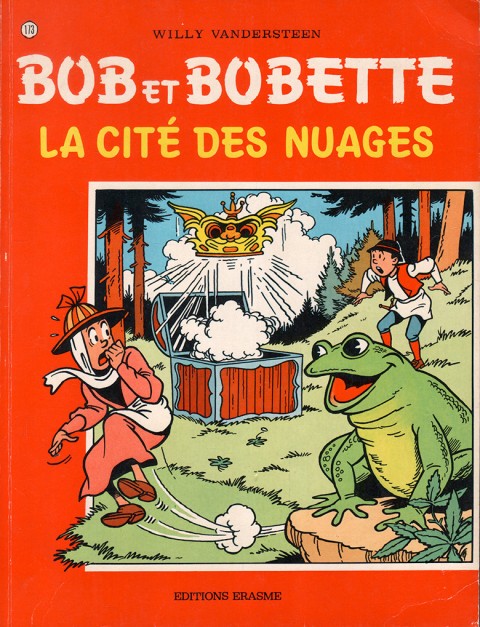 Couverture de l'album Bob et Bobette Tome 173 La cité des nuages