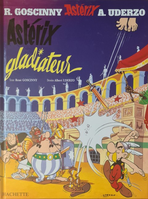 Couverture de l'album Astérix Tome 4 Astérix gladiateur