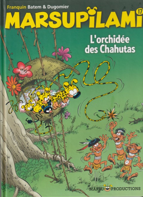 Couverture de l'album Marsupilami Tome 17 L'orchidée des chahutas
