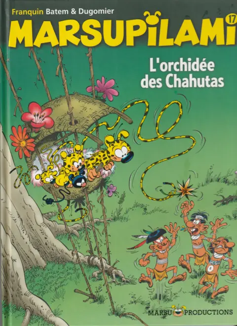 Couverture de l'album Marsupilami Tome 17 L'orchidée des chahutas