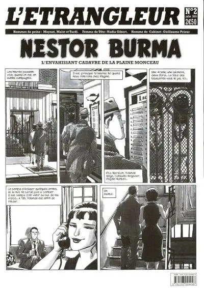 L'Étrangleur - Nestor Burma Tome 2 L'envahissant cadavre de la Plaine Monceau (2)
