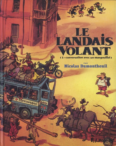 Couverture de l'album Le Landais volant Tome 1 Conversation avec un margouillat