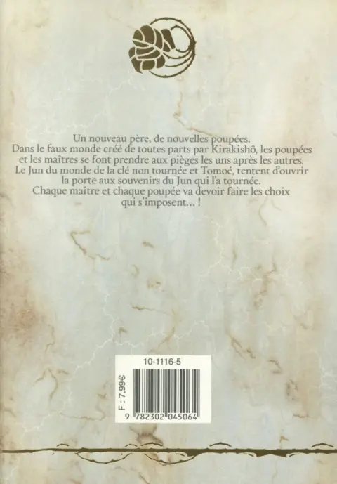 Verso de l'album Rozen Maiden 8
