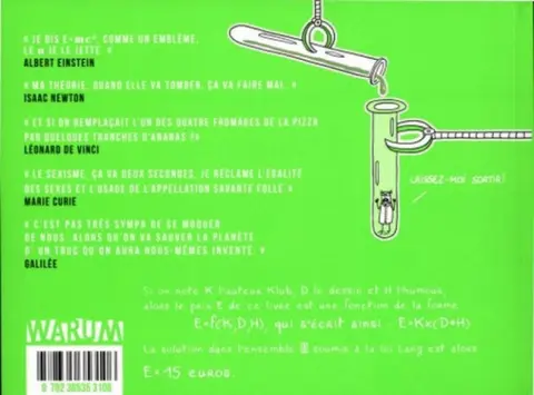 Verso de l'album Science sans conscience