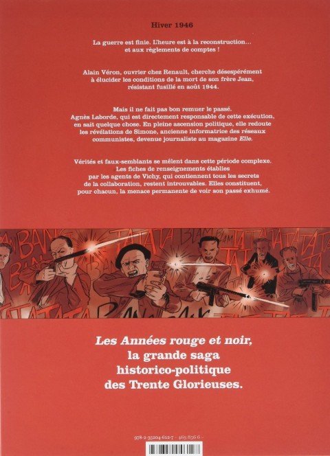 Verso de l'album Les Années rouge & noir Tome 2 Alain