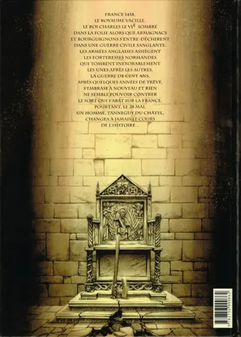 Verso de l'album Le Trône d'Argile Tome 1 Le chevalier à la hache