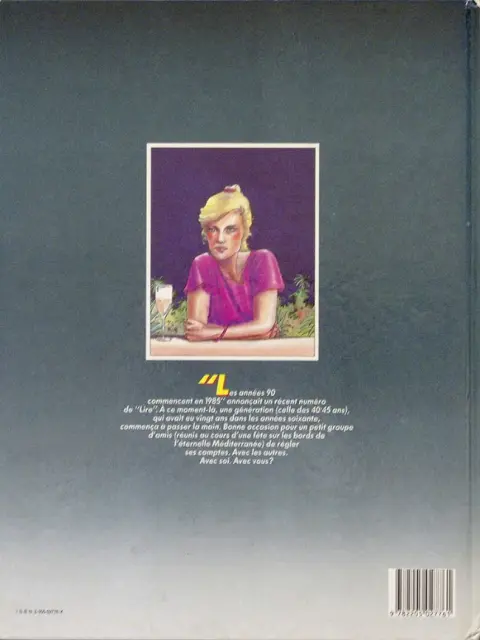 Verso de l'album Un malaise passager
