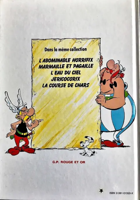 Verso de l'album Astérix Tome 4 Le feu de pommes