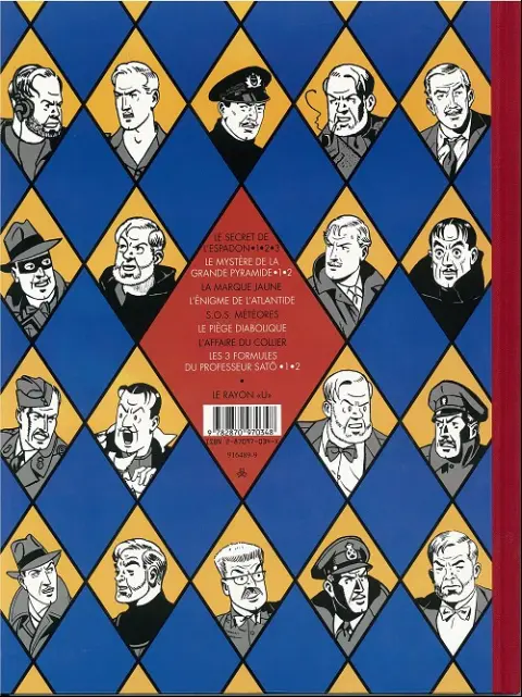 Verso de l'album Blake et Mortimer Tome 6 La marque jaune