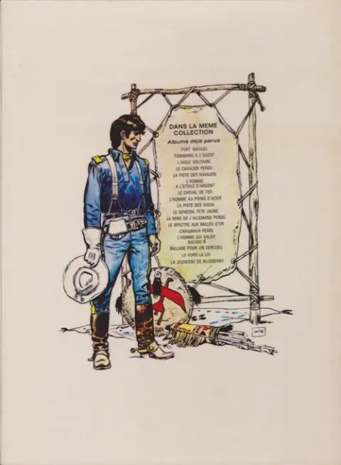 Verso de l'album Blueberry Tome 10 Général Tête Jaune