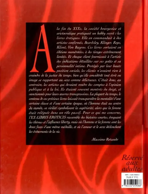 Verso de l'album Ex libris Eroticis Tome 3