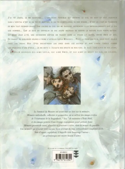 Verso de l'album Monstre Tome 1 Le sommeil du monstre