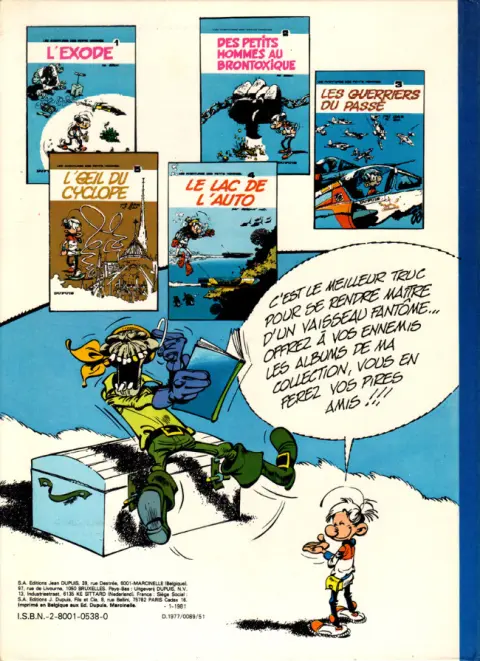 Verso de l'album Les Petits hommes Tome 6 Le vaisseau fantôme